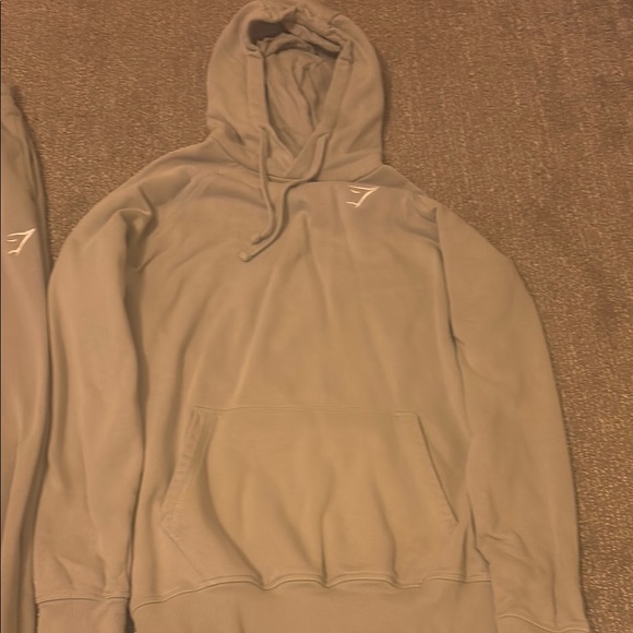 Gymshark Beige Hoodie and Joggers Set - Picture 2 of 5
